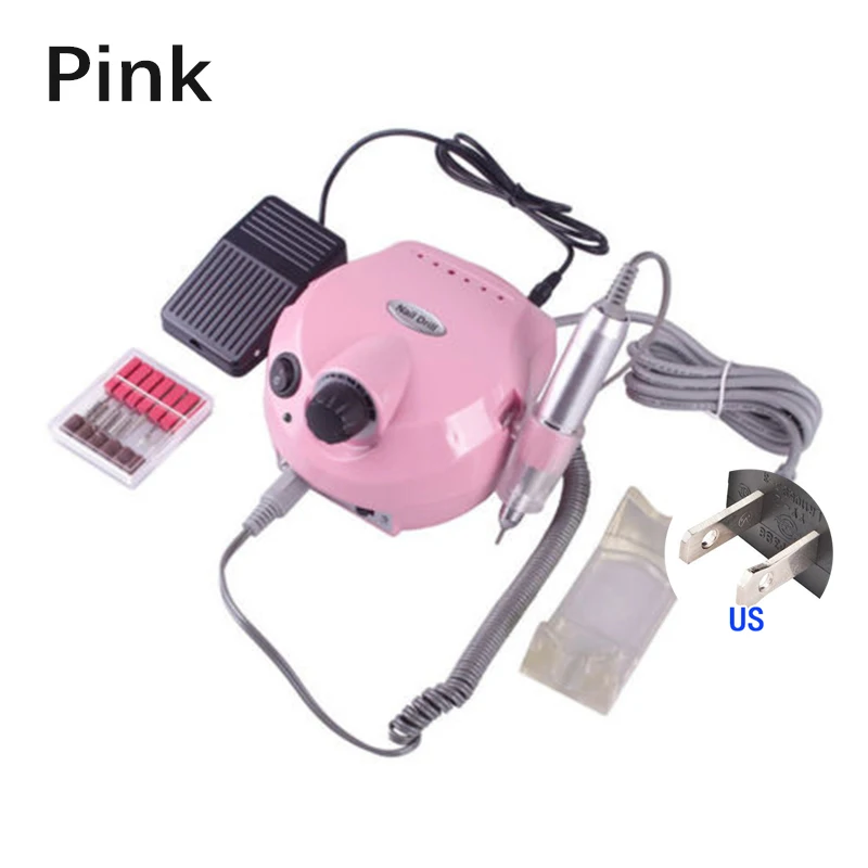 

30000 RPM Electric Nail Drill Machine Electric Manicure Machine Drills Accessory Pedicure Kit Nail Drill File Bit Nail Tools