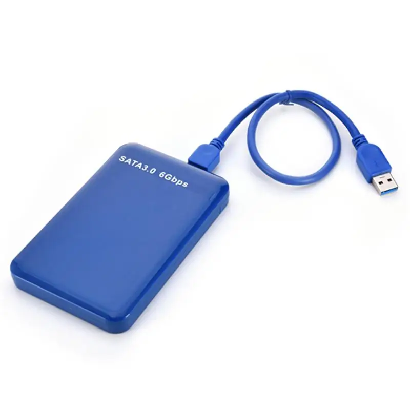 

2.5" USB3.0 SATA 3 HDD Case 2.5 Hard Disk Drive External Enclosure Housing Cover up to 6 Gbps Max Support 3TB UASP Protocol