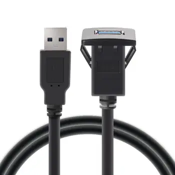 

1m/3.3ft Single Port USB3.0 A Male to USB3.0 A Female Car Flush Mount Cable