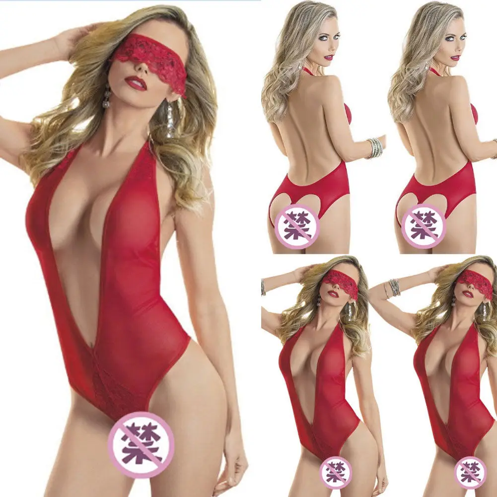 Женское Сексуальное белье Babydoll Ночное кружевное нижнее набор набедренных