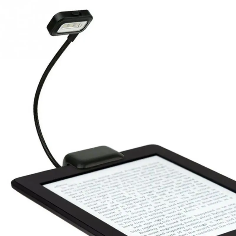0.5W Portable Flexible Led Book Light Mini Clip-On Bright LED Lamp Reading For Travel Bedroom Reader | Освещение
