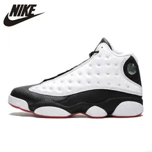 Nike Air Jordan 13 Aj13 New Arrival Men Basketball Shoes Black And White Panda Motion Engraved Comfortable Sneakers #414571-104