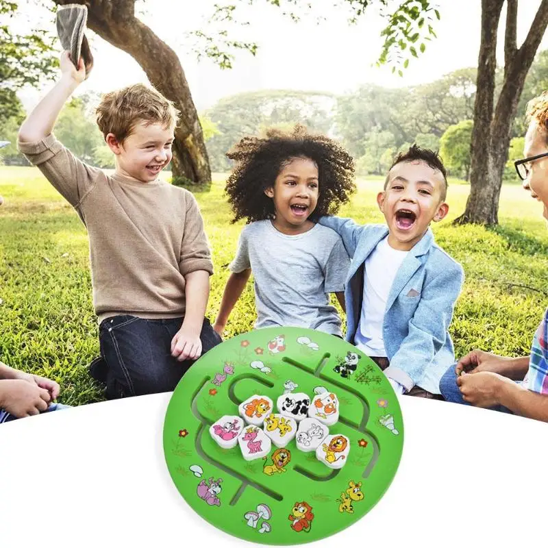 Montessori Toys Educational Wooden Toys for Children Early Learning Puzzle Cartoon Animal Round Labyrinth Board Puzzles Toys Montessori Toys Educational Wooden Toys for Children Early Learning Puzzle Cartoon Animal Round Labyrinth Board Puzzles Toys