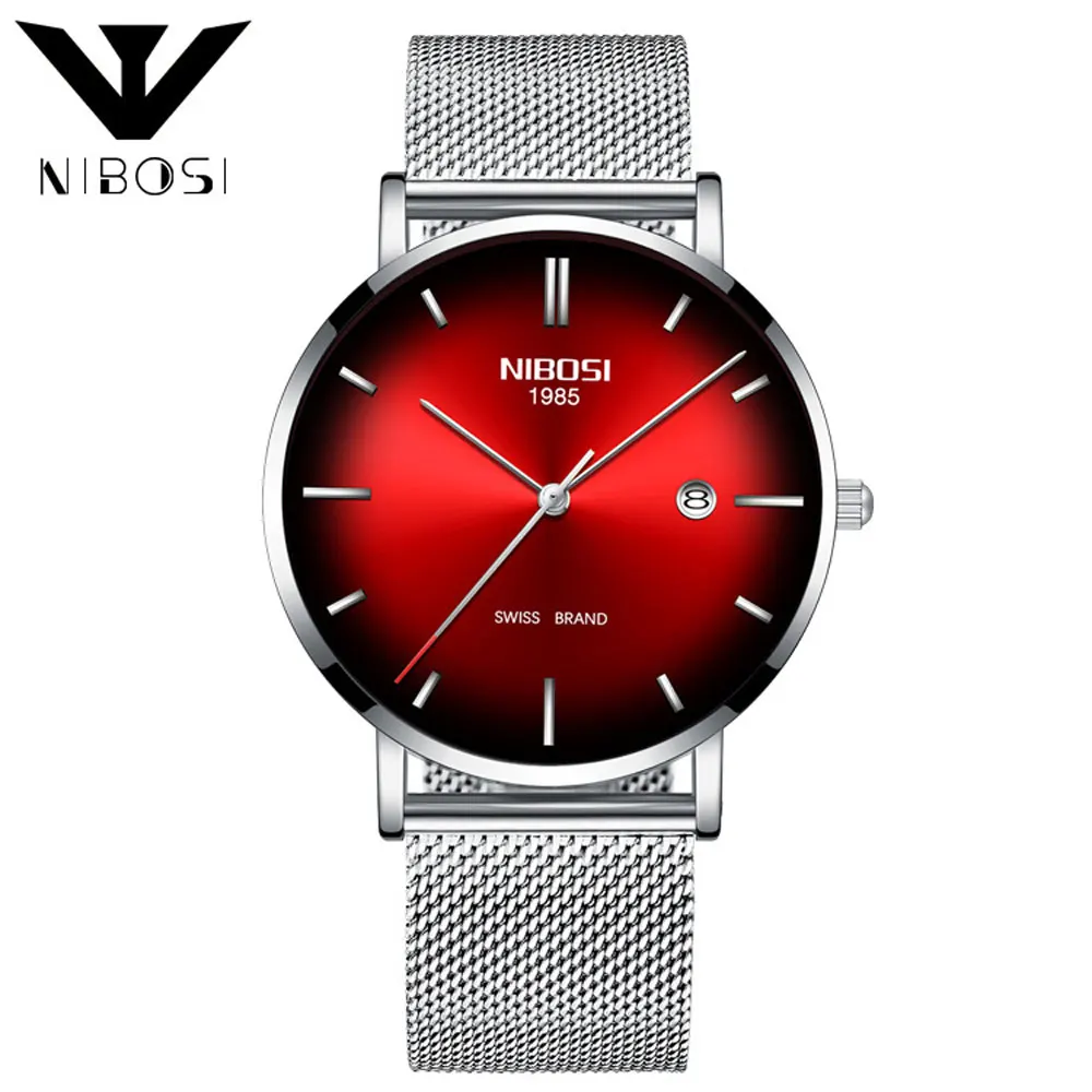 

NIBOSI Women's Luxury Wrist Watches Top Brand Stainless Steel Women Waterproof Quartz Watch Relogio Feminino Bayan kol Saati