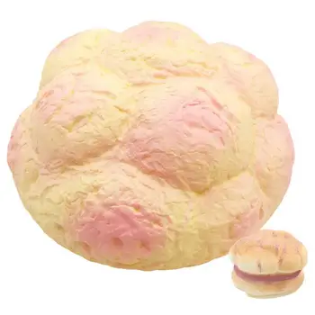 

Large Simulate Pineapple Bread Shape Squishy PU Toy Stress Reliver Decorative Prop