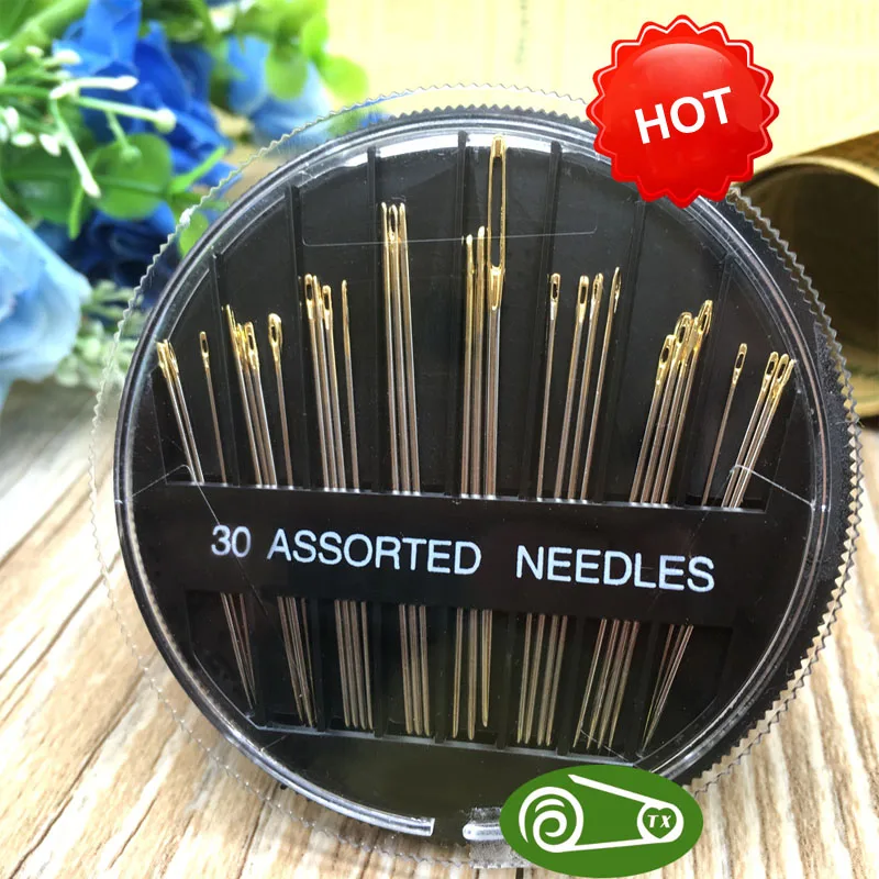

30 Pcs Embroidery Mending Craft Quilt Case Embroidery Tapestry Apparel Sewing Home Wool DIY Sewing Accessories New Chic Needles