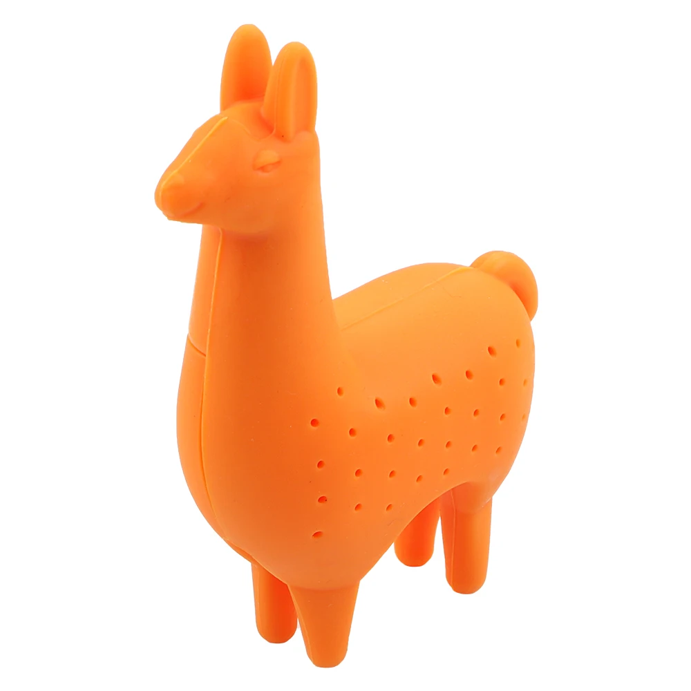 

Teabags Herb Spice Diffuser Llama Shape Tea Strainer Filter Teaware Reusable Tea Bags Strainers Kitchen Gadget Silicone
