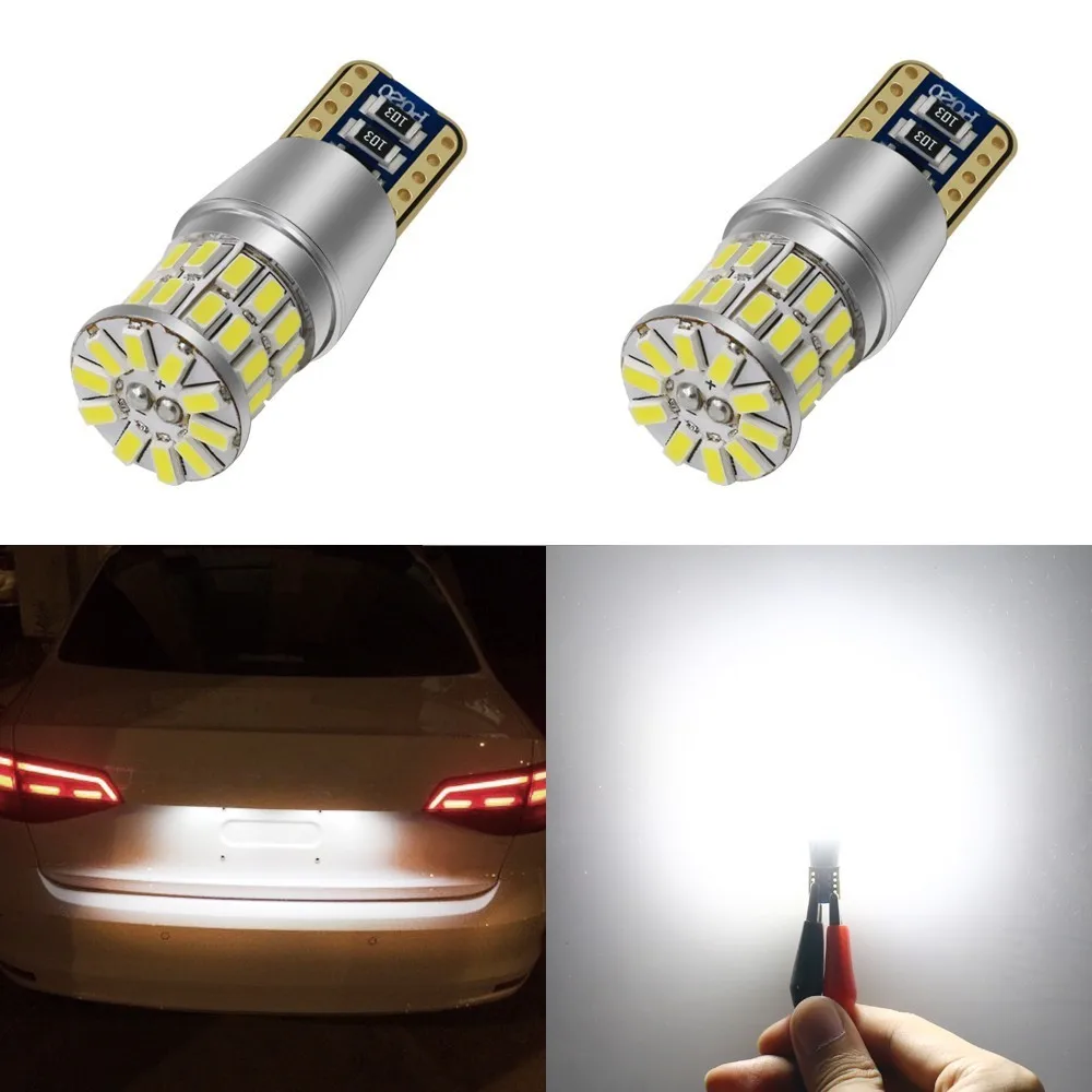 2шт W5w светодиодный T10 светильник Canbus 38SMD 3014 для парковки автомобиля подсветка