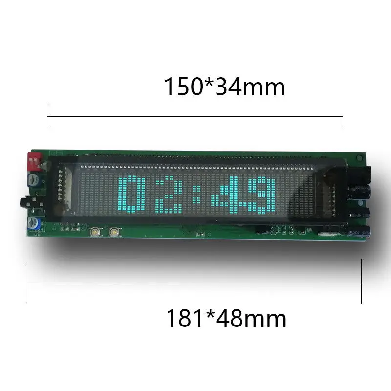 DYKB VFD часы музыкальный анализатор спектра дисплей MP3 PC усилитель аудио индикатор уровня музыкальный ритм анализатор VU метр 12 в 24 в автомобиль