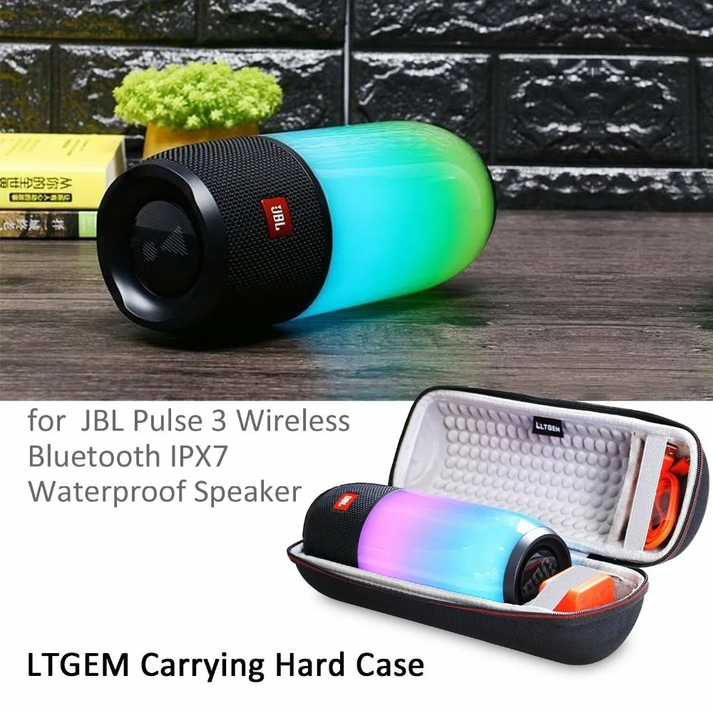 LTGEM чехол для хранения путешествий JBL Pulse 3 Bluetooth IPX7 водонепроницаемый динамик EVA