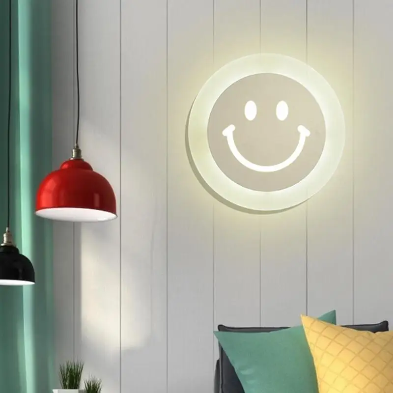 

Modern 10W 20LED Round Wall Acrylic Light Bedside Study Art Lighting Lamp
