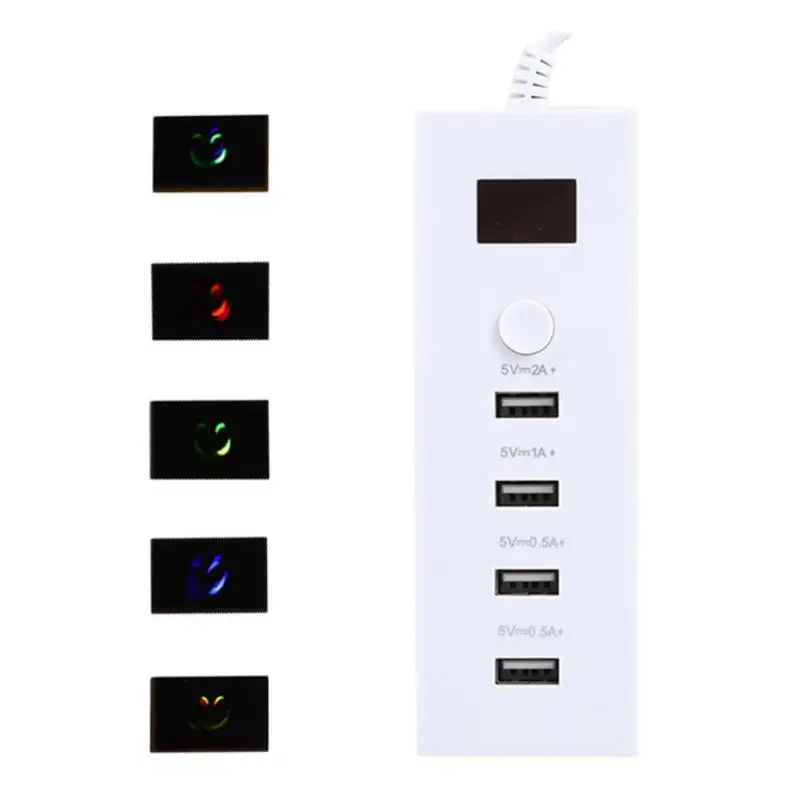USB зарядное устройство 5A 4 порта адаптер питания для телефона планшета iPhone