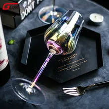 Новинка, бокал с радужным покрытием, бокал для вина, Хрустальный Бокал для коктейлей, бокал для шампанского, бренди, бокал для питья, барные инструменты, вечерние, подарок