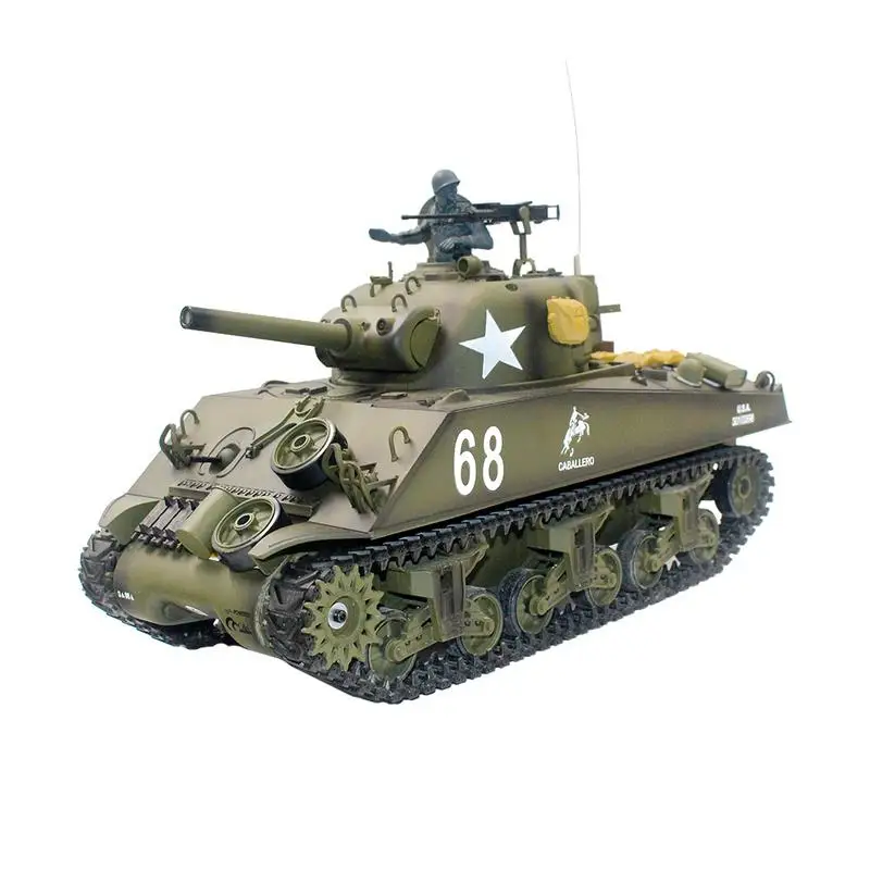 Heng Long 1/16 1 г G 3898 US Sherman M4A3 Танк радиоуправления боевой танк