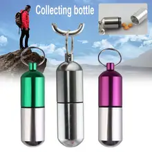 Туристическая из алюминиевого сплава портативная аптечка для альпинизма Путешествия портативная бутылка для лекарств