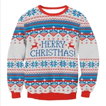 *#Best Price 2019 Santa Claus Xmas Patterned Sweater Ugly Christmas Sweaters Tops Men Women Funny Pullovers Blusas Drop shipping *#Best Price 2019 Santa Claus Xmas Patterned Sweater Ugly Christmas Sweaters Tops Men Women Funny Pullovers Blusas Drop shipping