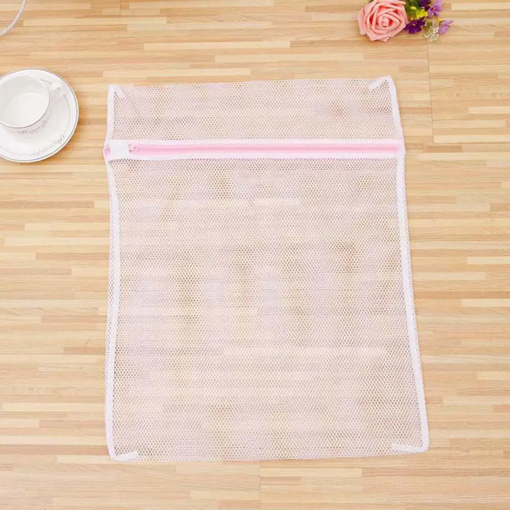 

Home Washing Aid Laundry Saver Care Wash Bag Zipper Net Mesh Clothes Cleaner