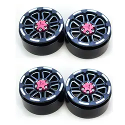 4 шт металлический сверхпрочный диски запасных колесо с бедлоком с несколькими винты мини автомобильные аксессуары детали для игрушек для