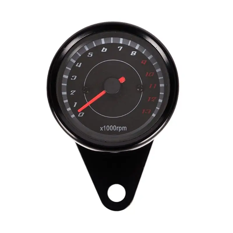 Universal 12V Motorcycle Tachometer Tacho Gauge Speedometer with LED Backlight Night Light Motorbike Moto Instrument Accessories |
