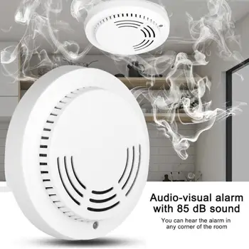 

85dB Smart Wireless Smoke Detector Fire Alarm Sensor Acoustooptic Gas Alarm Bell For Home Security