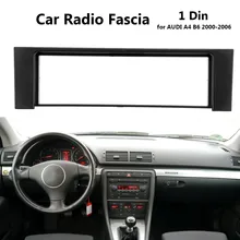 1 Din Стерео Радио Фризовая Панель пластины рамка адаптер для AUDI A4 B6 2000-2006 салона отделкой