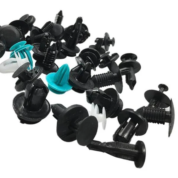 Cena 299 sztuk zestaw 18 rozmiar Auto klipsy mocujące do samochodu pinezka nitowy klips wykończeniowy obudowa panelu wnętrze asortyment z pudełkiem