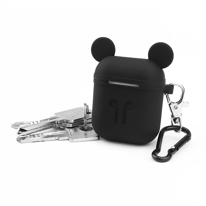 For Airpods 1 2 Silicone Protective Cover airpods accessories Earphone Case airpods case cute /i9S/i10s /i11/i12/i13 i20 130 Tws
