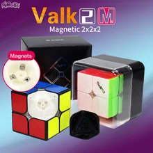 Valk2 M 2x2x2 Магнитный куб скорость Valk2M магические кубики 2x2 магниты Valk Mofangge Qiyi Cubo Magico 2*2