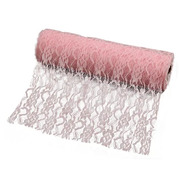 

Lace Roll 30cm x 9metres Wedding Table Runner Chair Sash Vintage Decor Pink