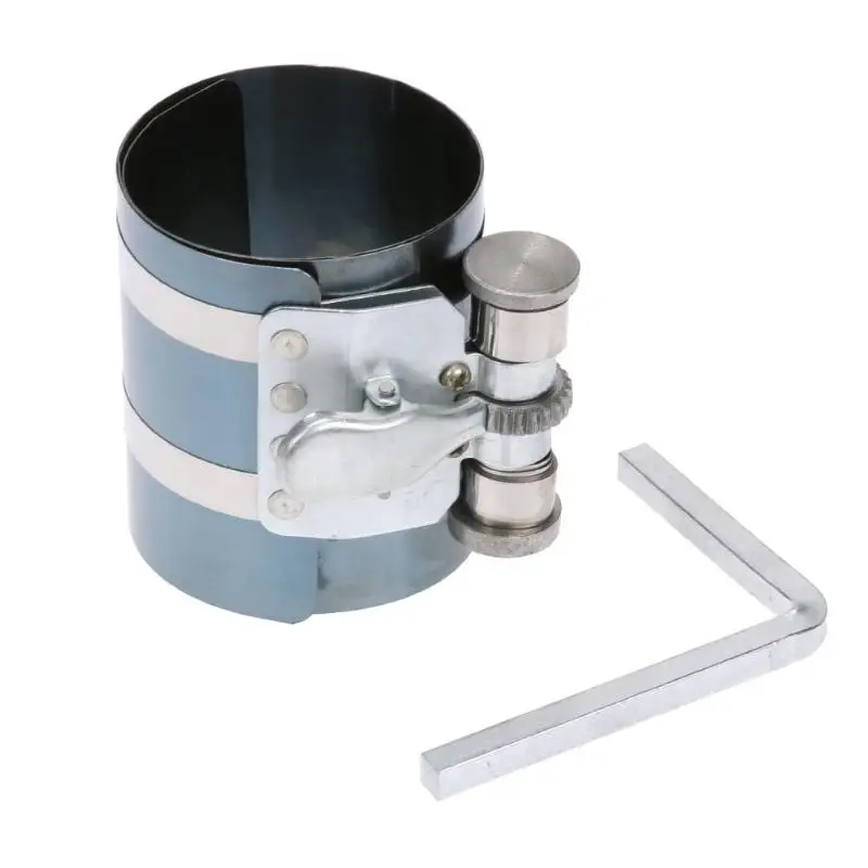 

4 inch Car Engine Piston Ring Compressor Tool Installer Band Ratcheting