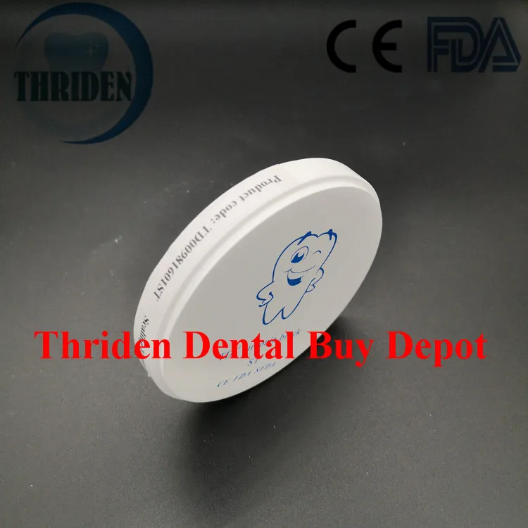 

1 Piece Dental Zirconia Block Preshaded Multilayer STML&UTML 98*22mm A1/A2/A3 Colors Available Wieland zirconium disk