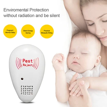 

Pest Control Ultrasonic Pest Repeller Mosquito Killer Mouse Cockroach Rat Rejection Electronic Mosquito Insect Repeller US