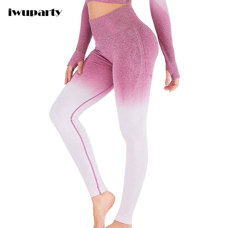 Women Seamless Yoga Pants Push up Sexy Sport Leggings Gym Fitness Tights High Waist Running Mallas Mujer Deportivas Slim Leggins
