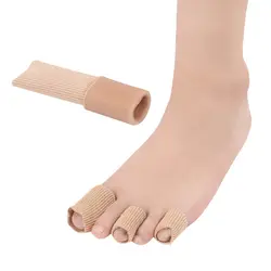 (15 см) ткань + гель цилиндрическая подушечка натоптыши и мозоли ног защитника при вальгусной деформации первого пальца стопы, Ортопедия