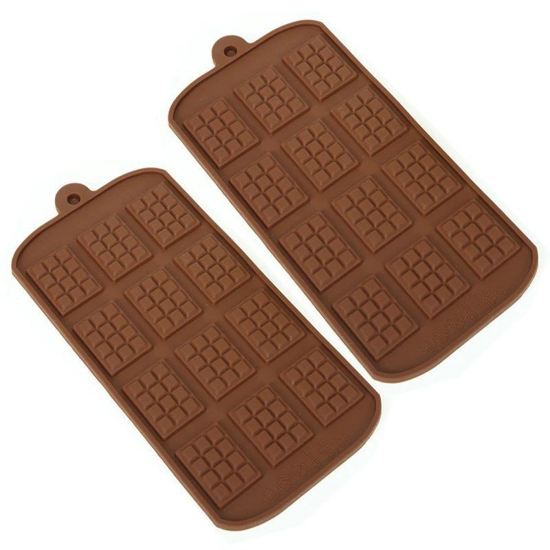 Силиконовая мини Шоколадная плитка форма для шоколада форма лоток для льда инструмент для украшения торта