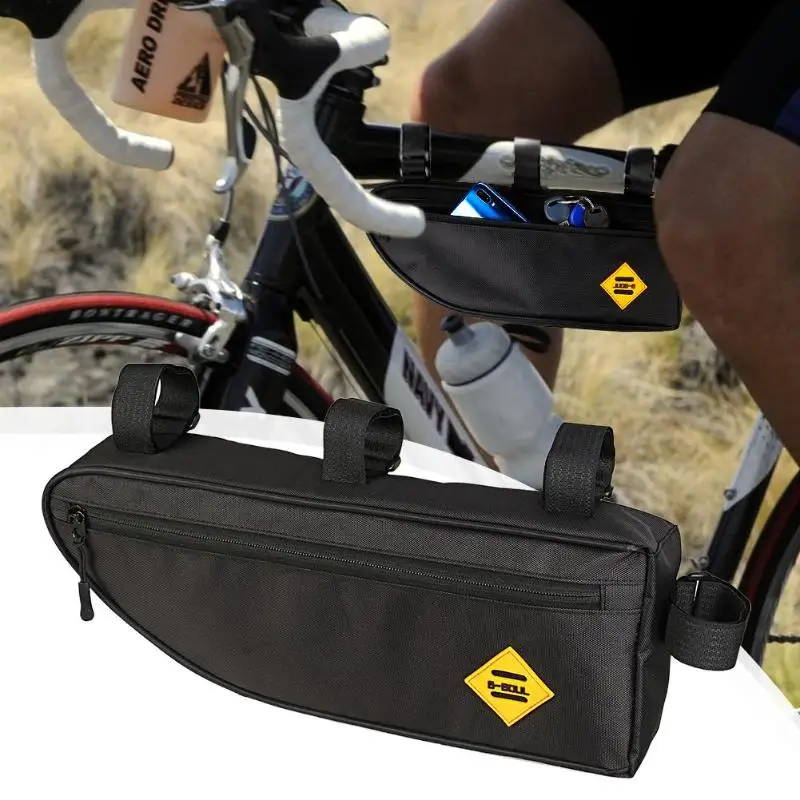 B SOUL велосипедная треугольная сумка, велосипедная Рама, передняя Труба, водонепроницаемая сумка для велоспорта, сумка для упаковки, аксессуары