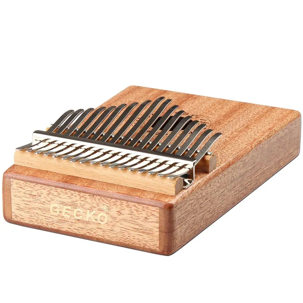 GECKO 17 ключ Kalimba красное дерево большой палец пианино Mbira Kalimba набор+ мелодия молоток твердой древесины клавиатура музыкальный инструмент K17MEQ