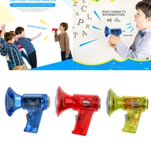 3x мини-игрушка для смены голоса с 3 модификаторами голоса(робот для мальчиков и девочек), Детская интерактивная игрушка для розыгрыша-разные цвета