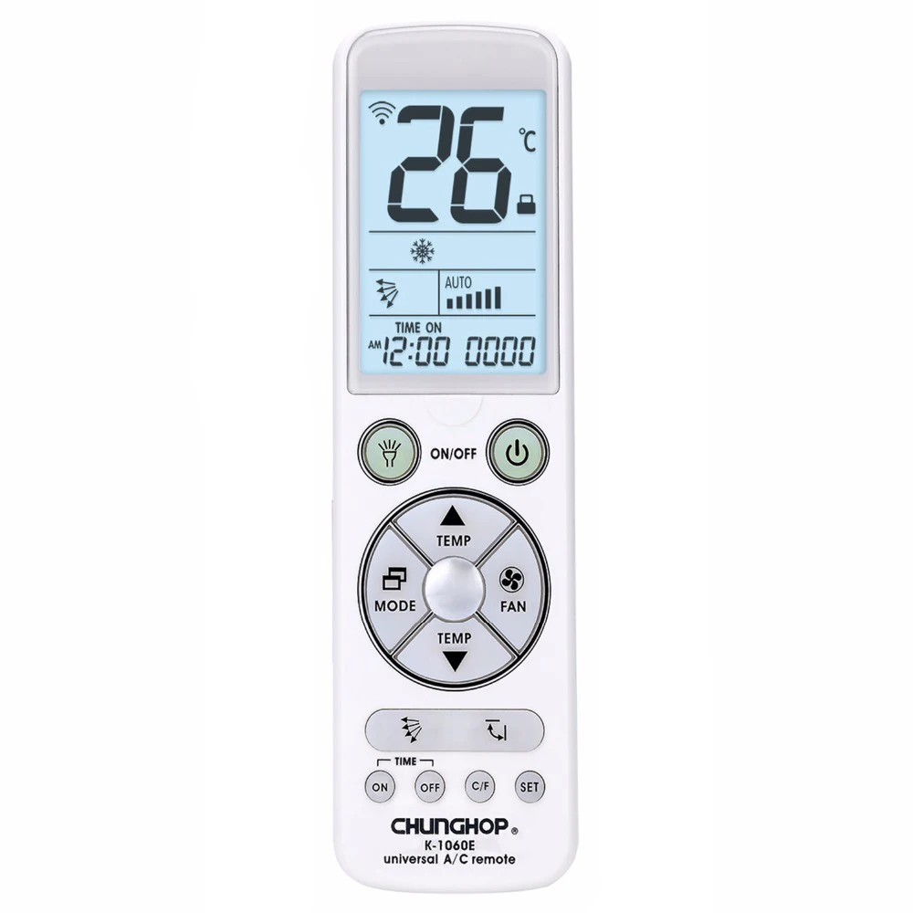 IG-CHUNGHOP with back light big monitor Universal controller Air Conditioner air conditioning remote control K-1060e | Электроника