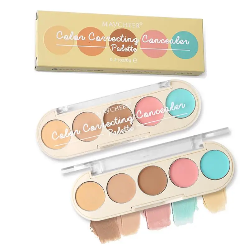 Natural Professional Concealer Palettes 5 Colors Makeup Foundation
