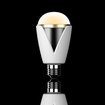 

Wireless bluetooth app control smart speaker music playing dimmable intelligent RGB colorful led bulb E27 smart lighting bulb