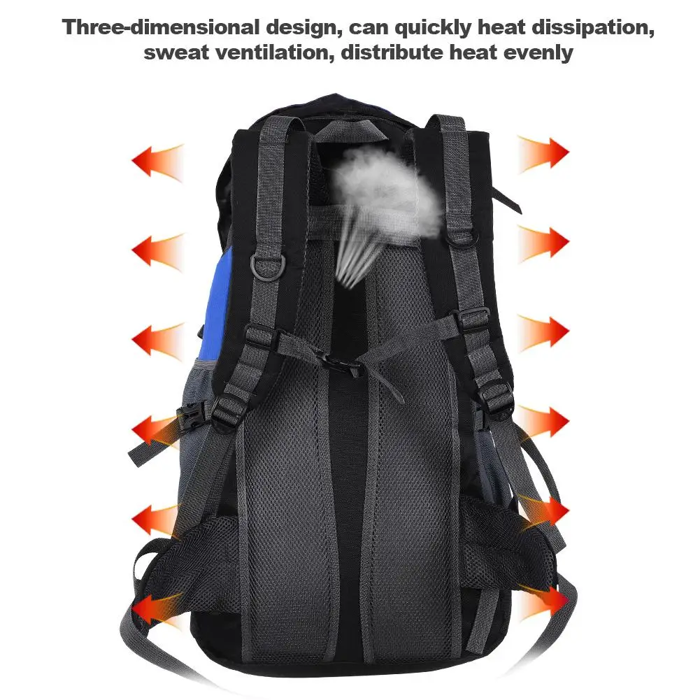 50л походная сумка, 5 цветов, водонепроницаемый туристический рюкзак для путешествий, походный рюкзак для кемпинга, альпинизма, спортивные сумки