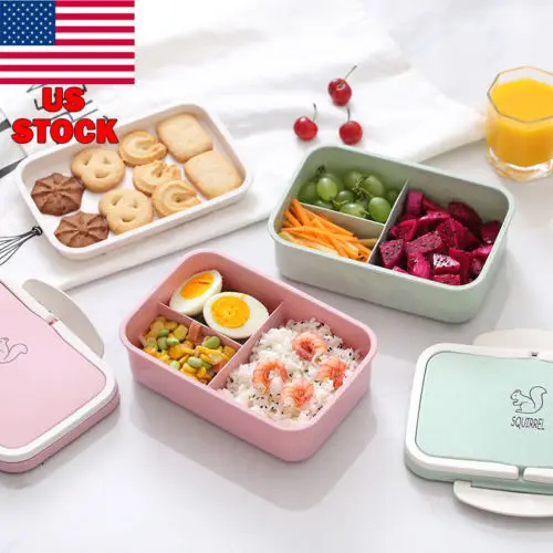 Ланч бокс Bento для микроволновой печи пищевой контейнер фруктов хранения детей и