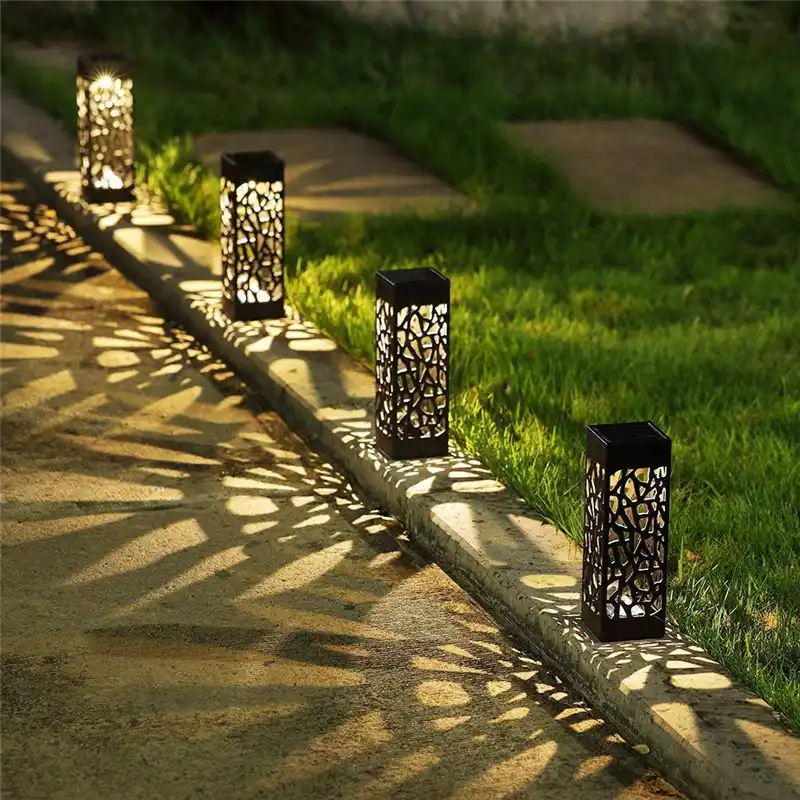 1 4 8pcs Waterproof Solar Lawn Lamp Garden Pathway Lights For Solar Lawn Lamp Garden Pathway Lights