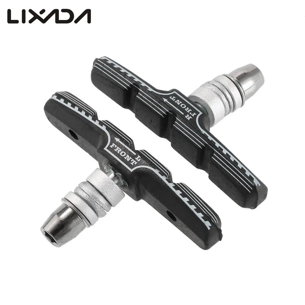 Lixada 72 мм рычаг велосипедного тормоза Езда по горной дороге V-Brake Holder обувь Резиновые колодки Блоки для велосипеда аксессуары