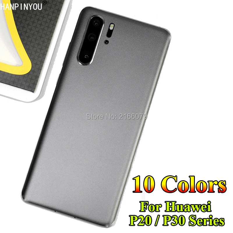 

For Huawei P30 P30 Pro P30 Lite P20Pro P20Lite Full Cover Back Simulation Metal Decal Sticker Matte Ice Screen Protector Film