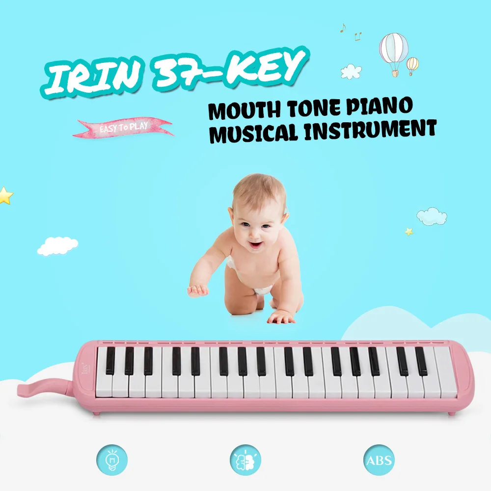 

IRIN 37-Key Melodica Tone Piano Toy For Kids Mouth Tone Piano Musical Instrument Keyboard Instruments Perfect Choice For Kids
