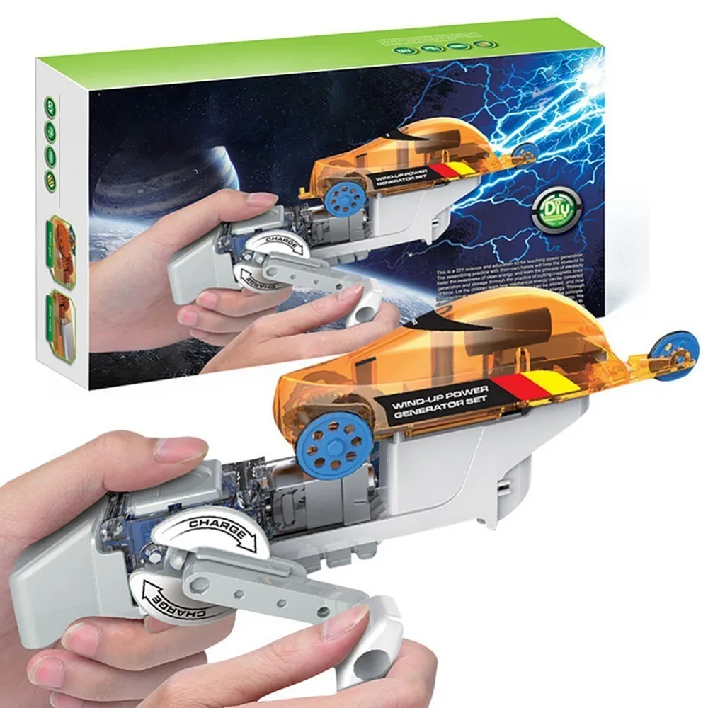 

SUBOTECH DIY006 Scientific and Educational Tricycle Toy with a Hand-operated Dynamo Children Kids Toys ZLRC