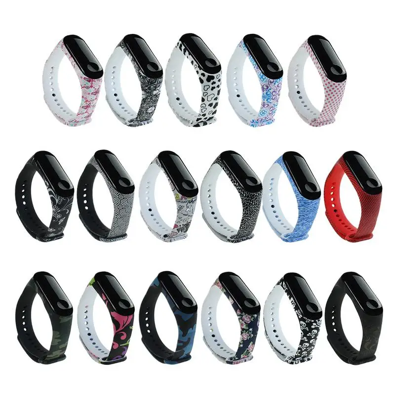 

Fashion Soft Silicone Band Replacement Wrist Strap Mi Band 3 Band Straps Replacement Wristband Bracelet Strap For Xiaomi MiBand3