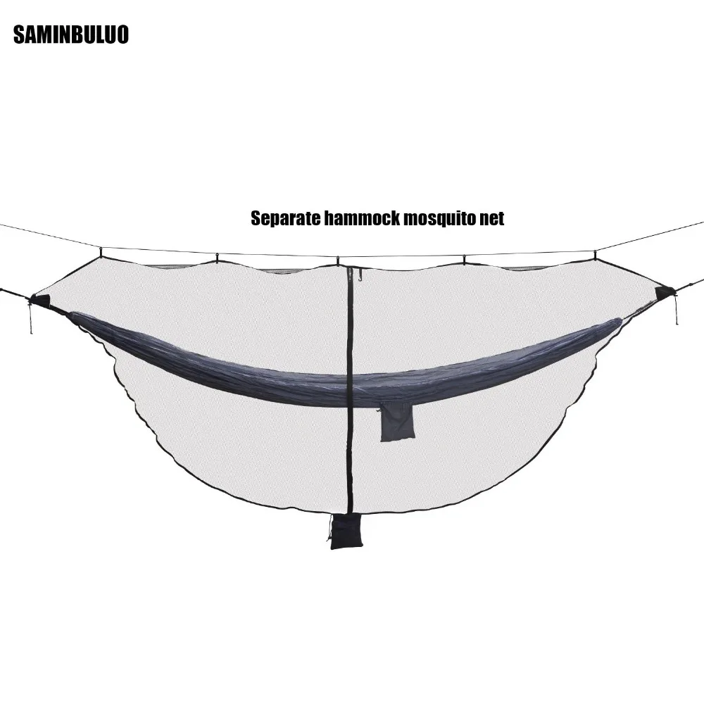 

Lightweight Hammock Bug Mosquito Net Easy Setup Outdoor Double Single Hammocks for 360 Degree Protection Dual Sided Zipper